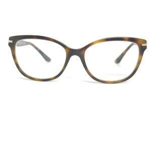 Versace Tortoise Shell Cat Eye Eyeglasses Optical Frames Made in Italy 21415